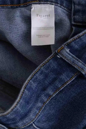 Jean bootcut Figaret Bleu en Coton