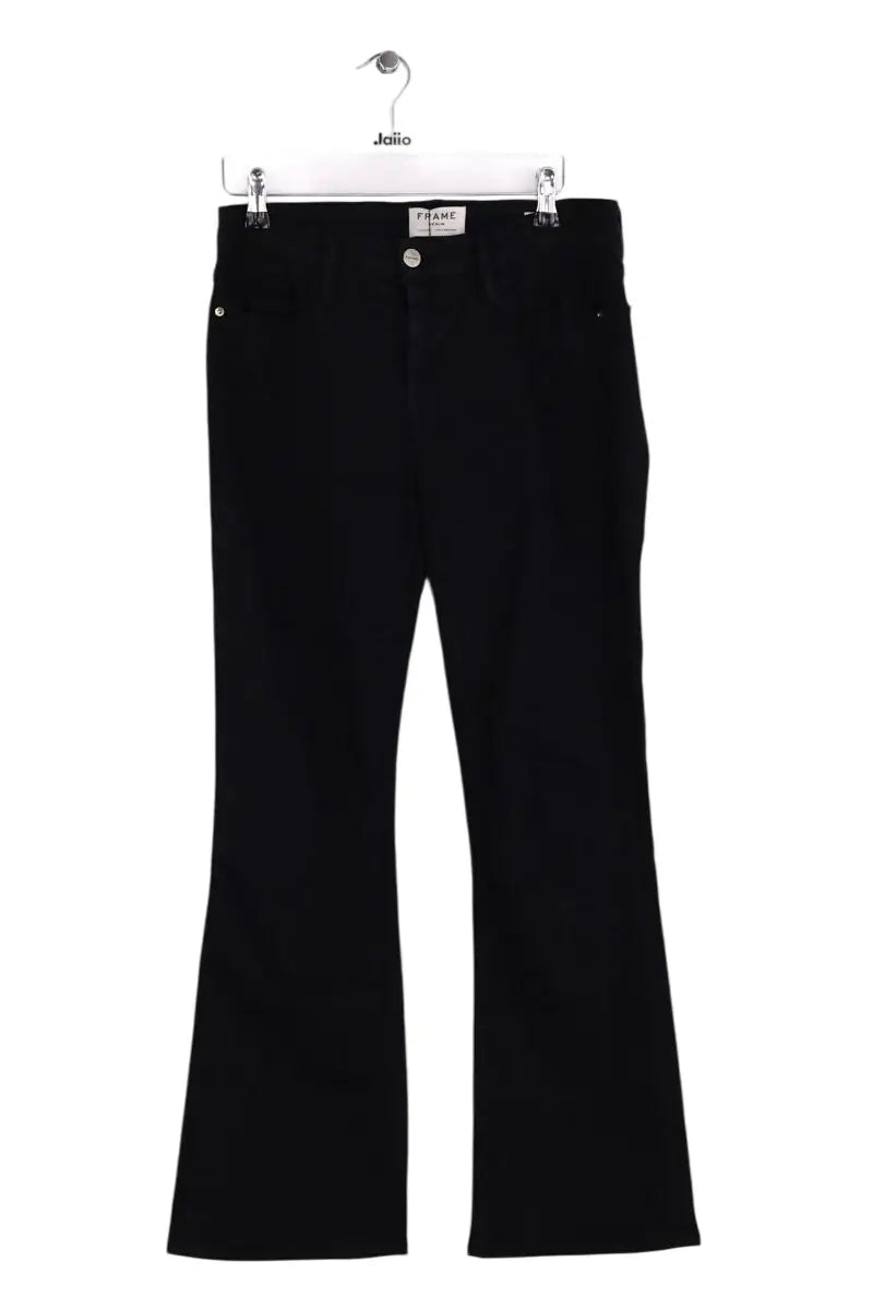 Jean bootcut Frame Le crop mini boot Noir en Coton, taille M - Seconde Main