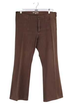 Jean bootcut Gerard Darel Marron en Coton, taille XL - Seconde Main