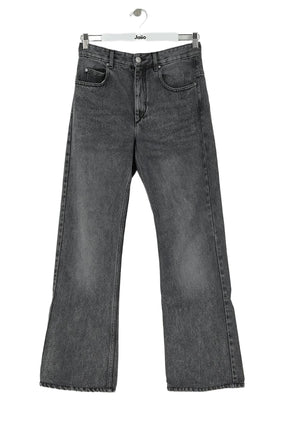 Jean bootcut Isabel Marant Gris en Coton, taille S - Seconde Main