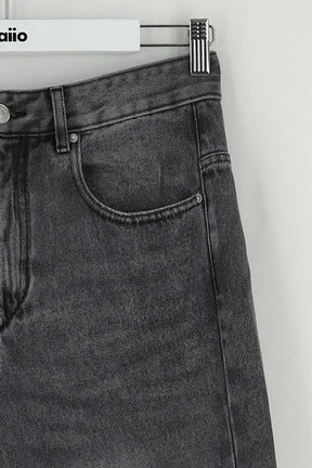 Jean bootcut Isabel Marant Gris en Coton