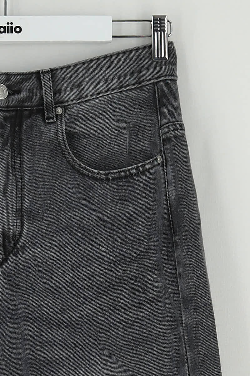 Jean bootcut Isabel Marant Gris en Coton