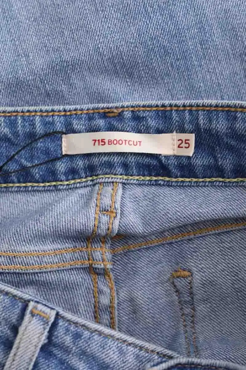 Jean bootcut Levi's 715 bootcut Bleu en Coton