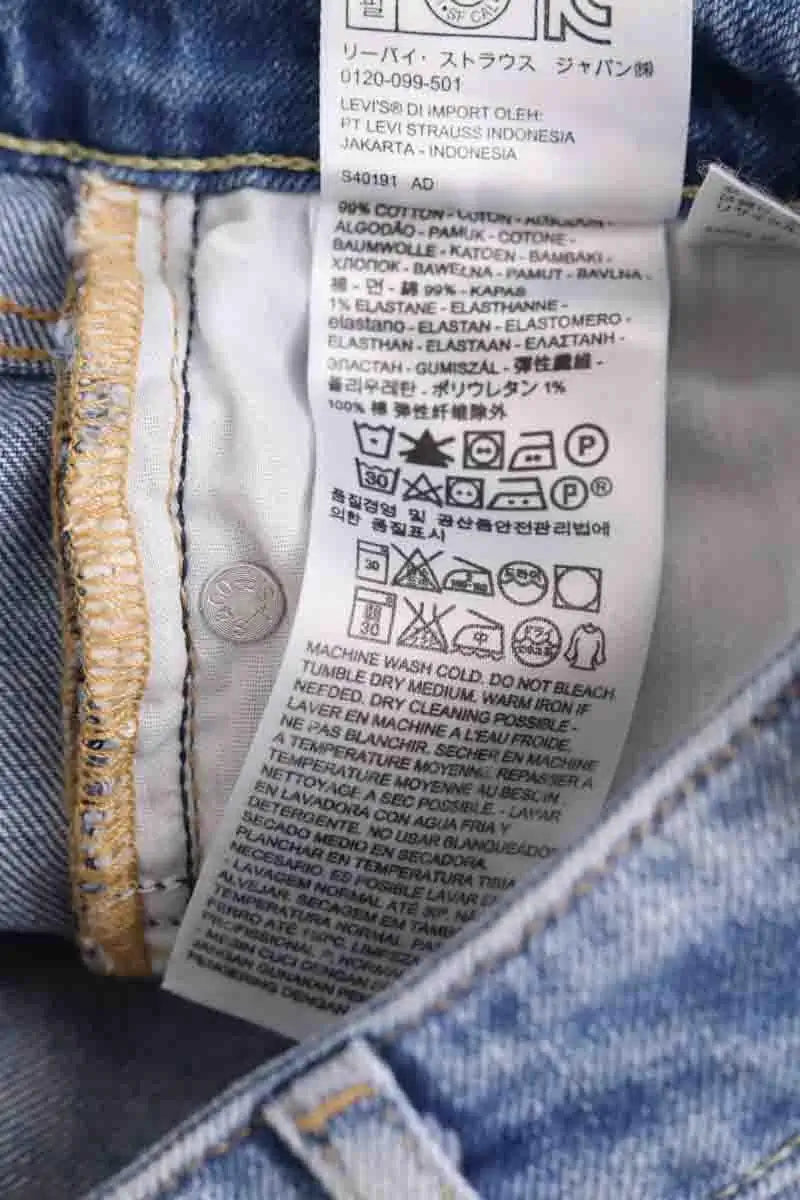 Jean bootcut Levi's 715 bootcut Bleu en Coton