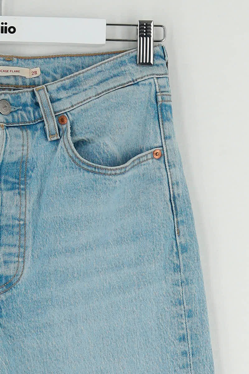 Jean bootcut Levi's Bleu en Coton