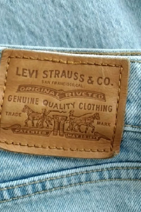 Jean bootcut Levi's Bleu en Coton