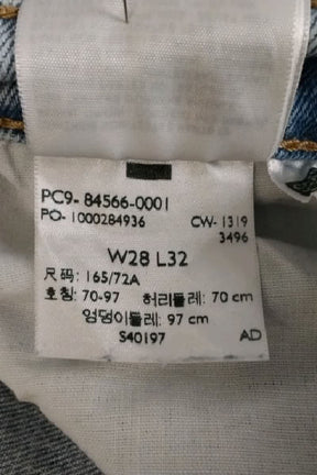 Jean bootcut Levi's Bleu en Coton
