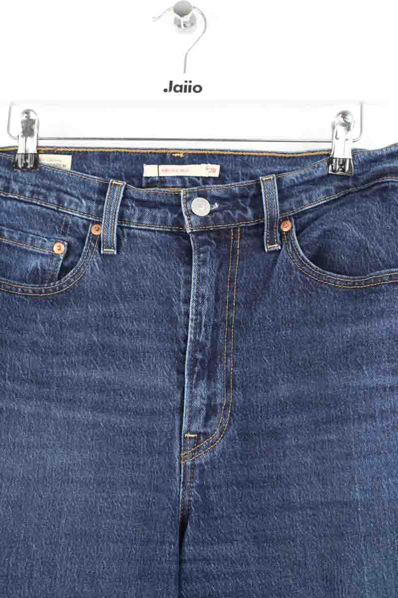 Jean bootcut Levi's Ribcage bell Bleu en Coton