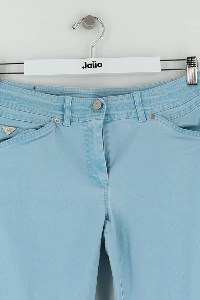 Jean bootcut Max Mara Bleu en Coton