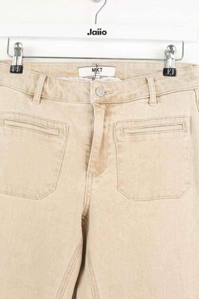 Jean bootcut Mkt Studio Beige en Coton