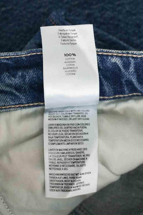 Jean bootcut Mother The pointy pocket doozy heel Bleu en Coton