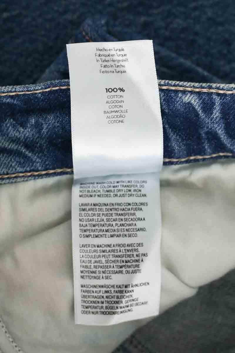 Jean bootcut Mother The pointy pocket doozy heel Bleu en Coton