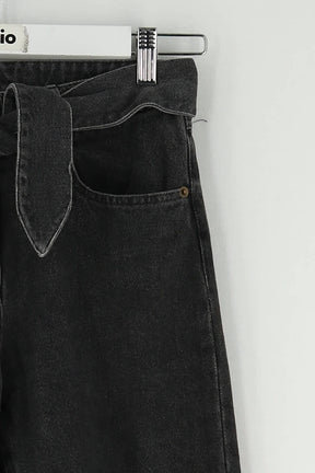 Jean bootcut Nanushka Noir en Coton