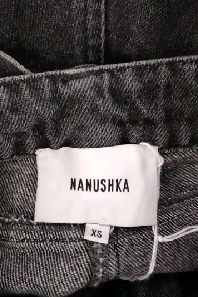 Jean bootcut Nanushka Noir en Coton