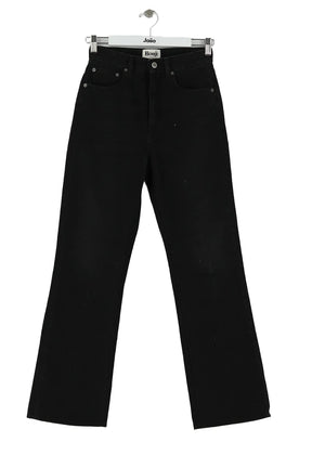 Jean bootcut Rouje Noir en Coton, taille S - Seconde Main