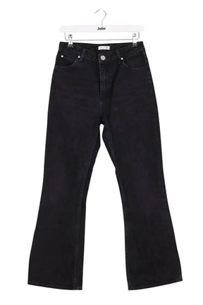 Jean bootcut Sandro Noir en Coton, taille M - Seconde Main