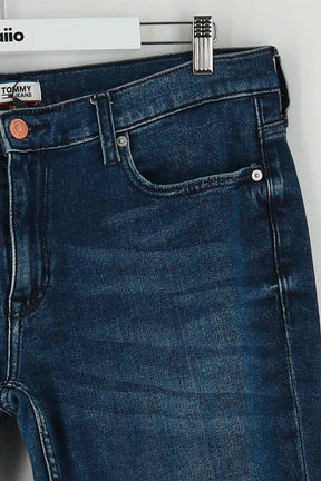 Jean bootcut Tommy Hilfiger Bleu en Coton