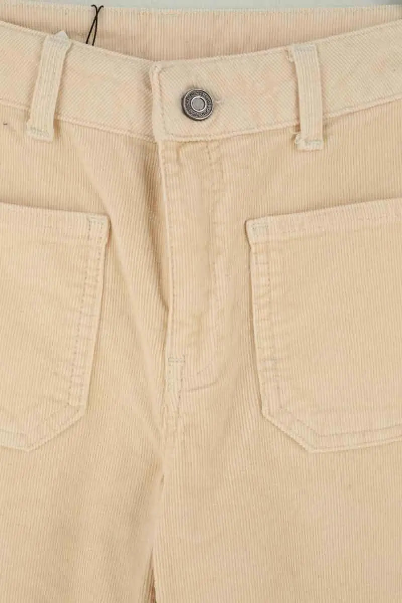 Jean bootcut Vanessa Bruno Ecru en Coton