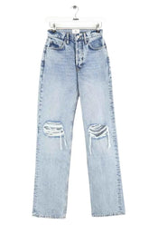 Jean boyfriend Anine Bing Bleu en Coton, taille S - Seconde Main