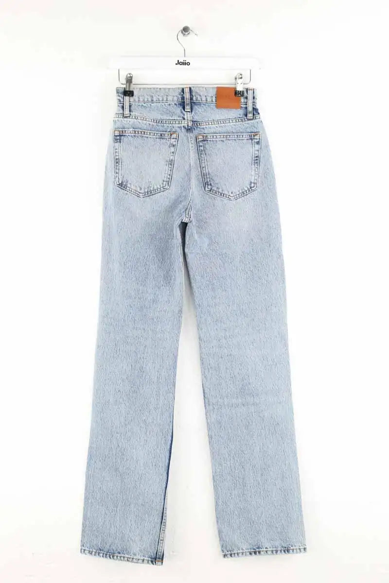 Jean boyfriend Anine Bing Bleu en Coton