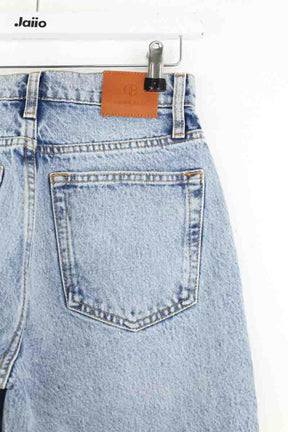Jean boyfriend Anine Bing Bleu en Coton