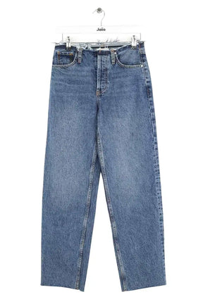 Jean boyfriend Anine Bing Marine en Coton, taille XXS - Seconde Main