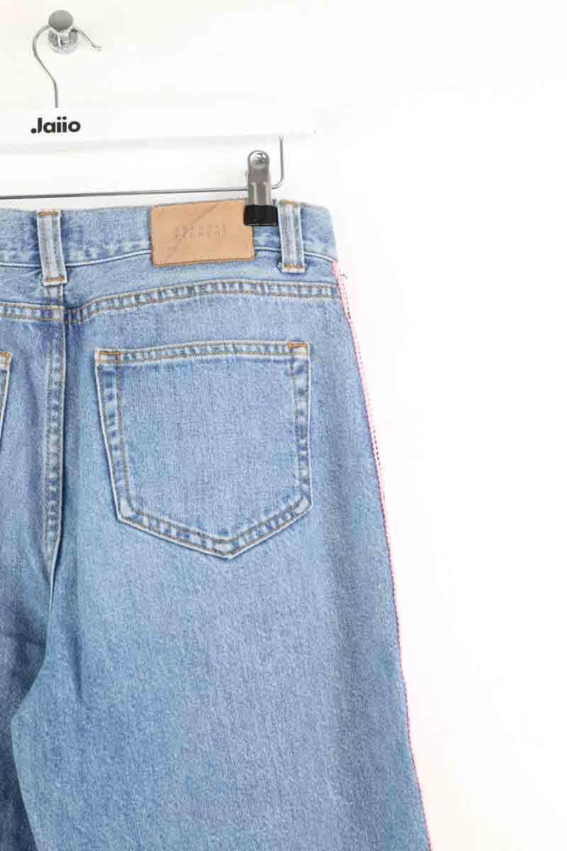 Jean boyfriend Claudie Pierlot Bleu en Coton