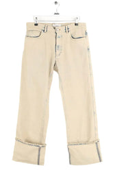 Jean boyfriend Coperni Beige en Coton, taille M - Seconde Main