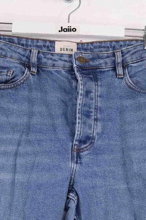 Jean boyfriend Sézane Bleu en Coton