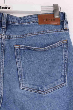 Jean boyfriend Sézane Bleu en Coton