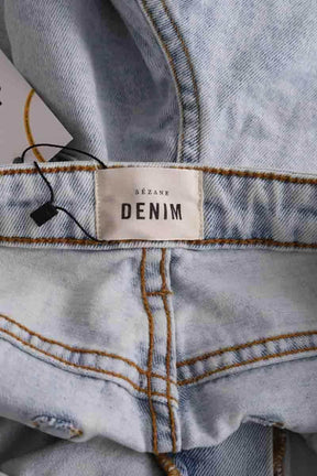 Jean boyfriend Sézane Bleu en Coton