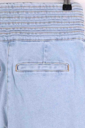 Jean boyfriend taille haute  Sézane Bleu en Coton