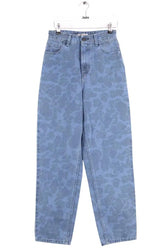 Jean Carhartt Duck orell tapered pant Bleu en Coton, taille XS - Seconde Main