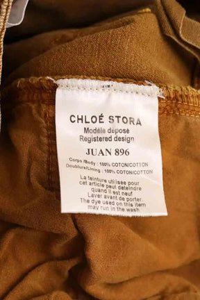 Jean Chloé Stora Camel en Coton