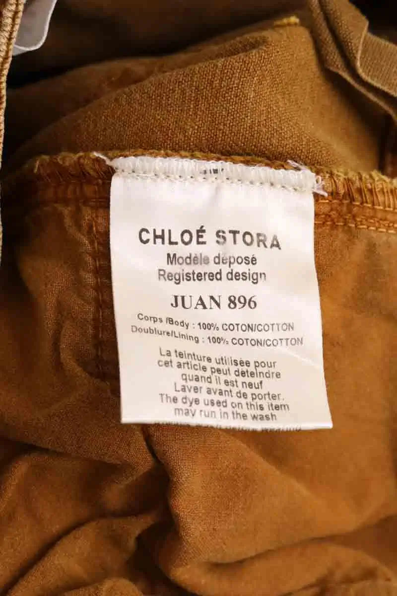 Jean Chloé Stora Camel en Coton