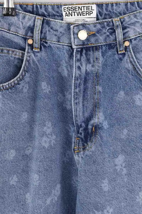 Jean coupe Ballon Essentiel Antwerp Bleu en Coton - élasthanne