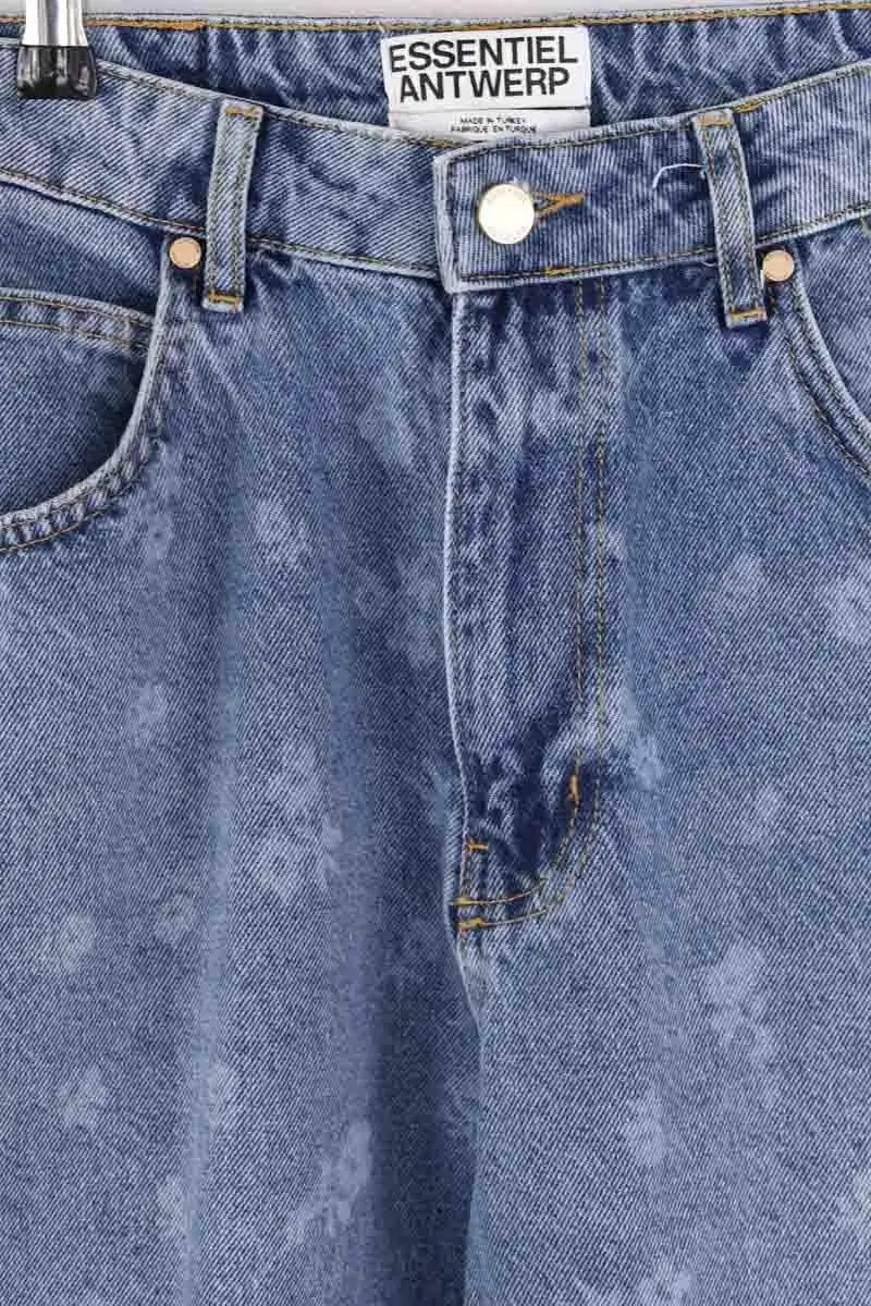 Jean coupe Ballon Essentiel Antwerp Bleu en Coton - élasthanne