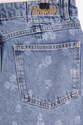 Jean coupe Ballon Essentiel Antwerp Bleu en Coton - élasthanne