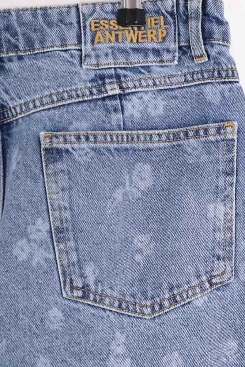 Jean coupe Ballon Essentiel Antwerp Bleu en Coton - élasthanne