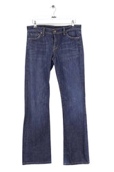 Jean droit 7 For All Mankind Bleu en Coton, taille M - Seconde Main