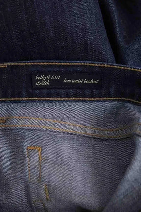 Jean droit 7 For All Mankind Bleu en Coton