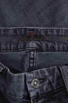 Jean droit 7 For All Mankind Gris en Coton