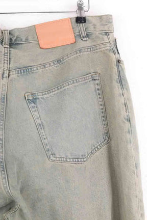 Jean droit Acne Studios Beige en Coton