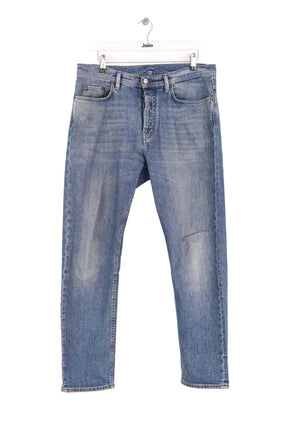 Jean droit Acne Studios Bleu en Coton, taille M - Seconde Main