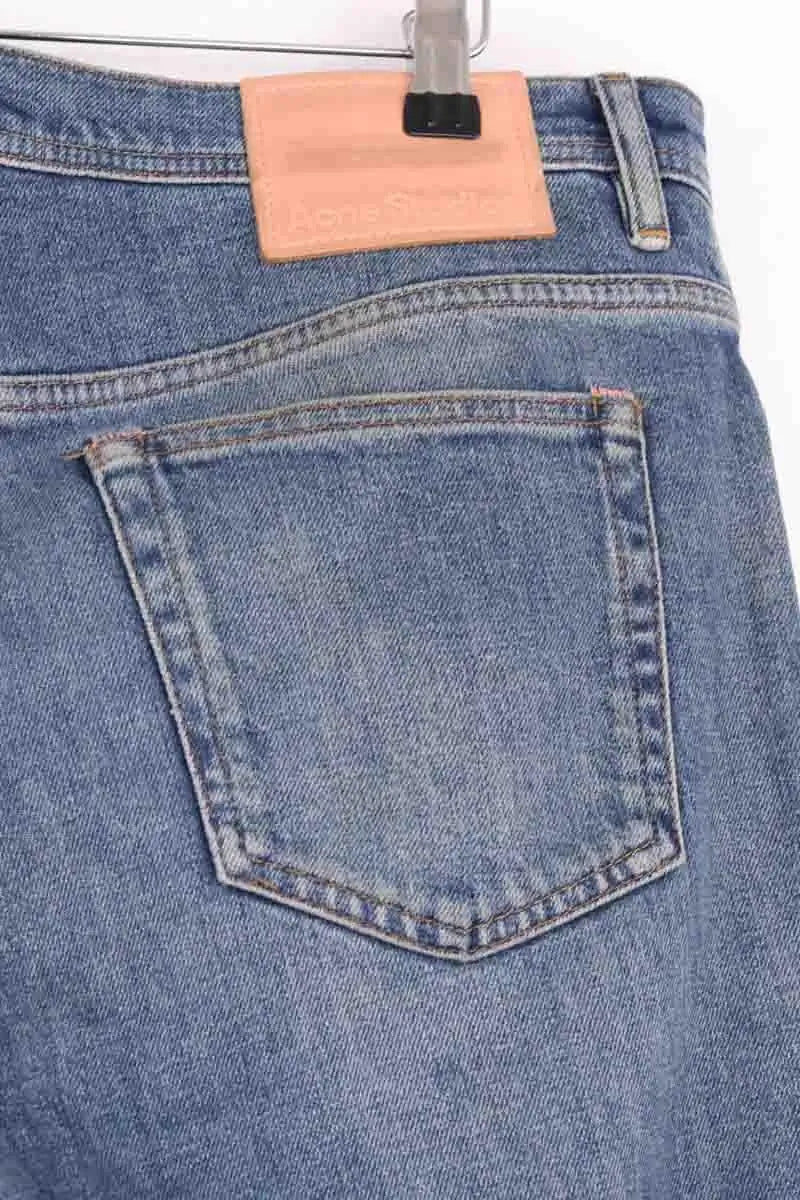 Jean droit Acne Studios Bleu en Coton