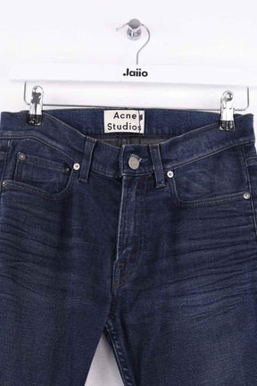Jean droit Acne Studios Bleu en Coton