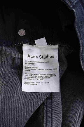Jean droit Acne Studios Bleu en Coton