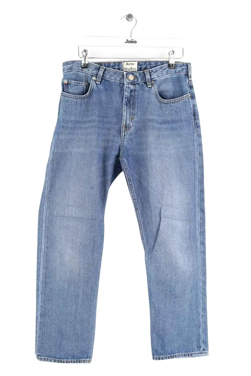 Jean droit Acne Studios Bleu en Coton, taille S - Seconde Main