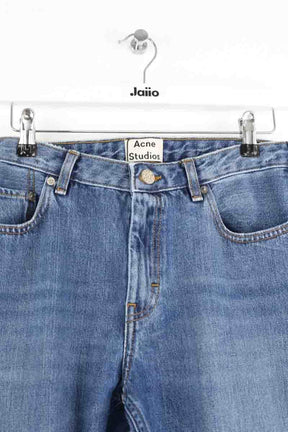 Jean droit Acne Studios Bleu en Coton