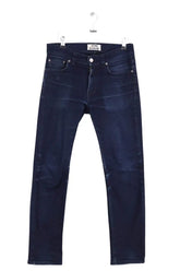 Jean droit Acne Studios Bleu en Coton, taille S - Seconde Main